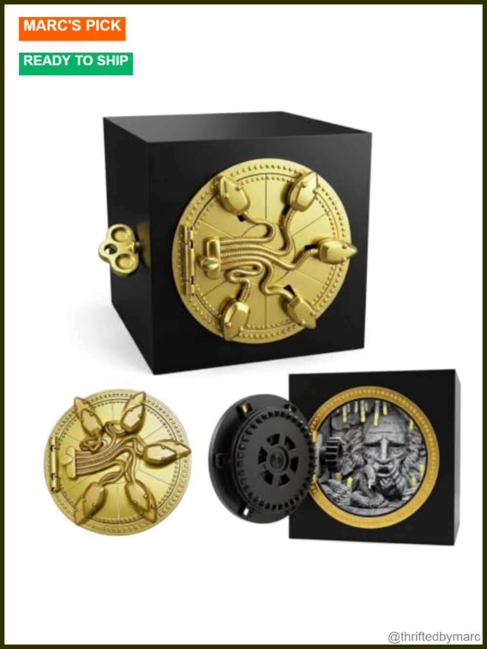 Snake Music Box Key-Activated Pop-Up Jewelry Box LED Light